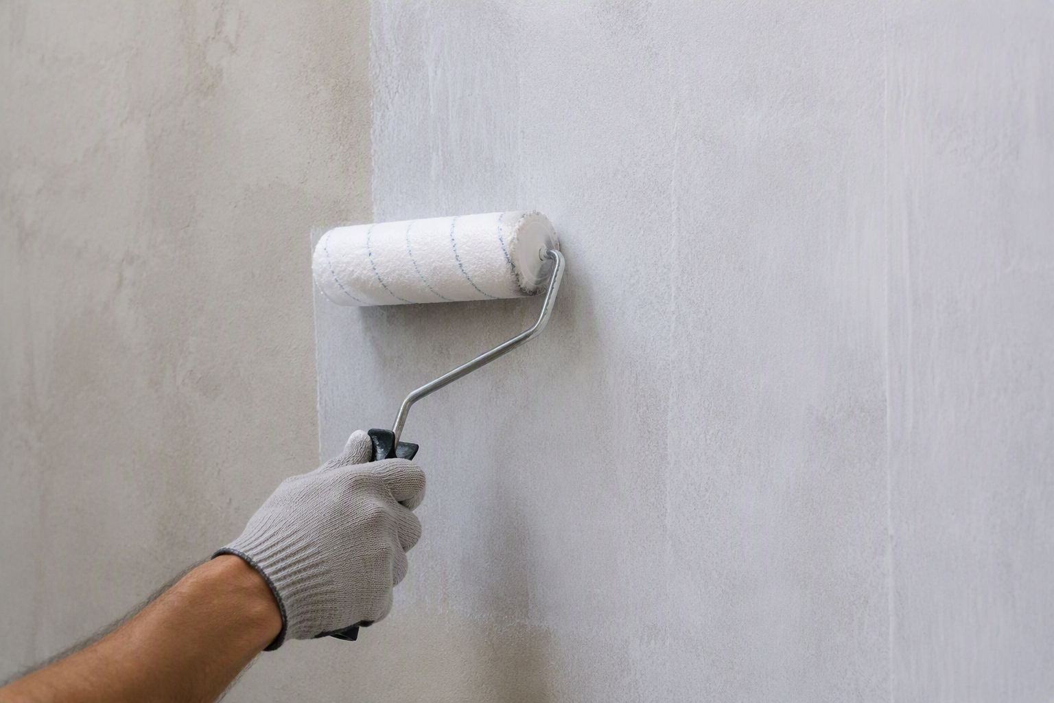 Selador Flex aplicado — acabamento em fachada